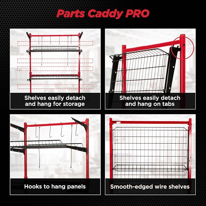 Champ® Parts Caddy Pro™ Auto Body Parts Rack Option 1 - Image 5