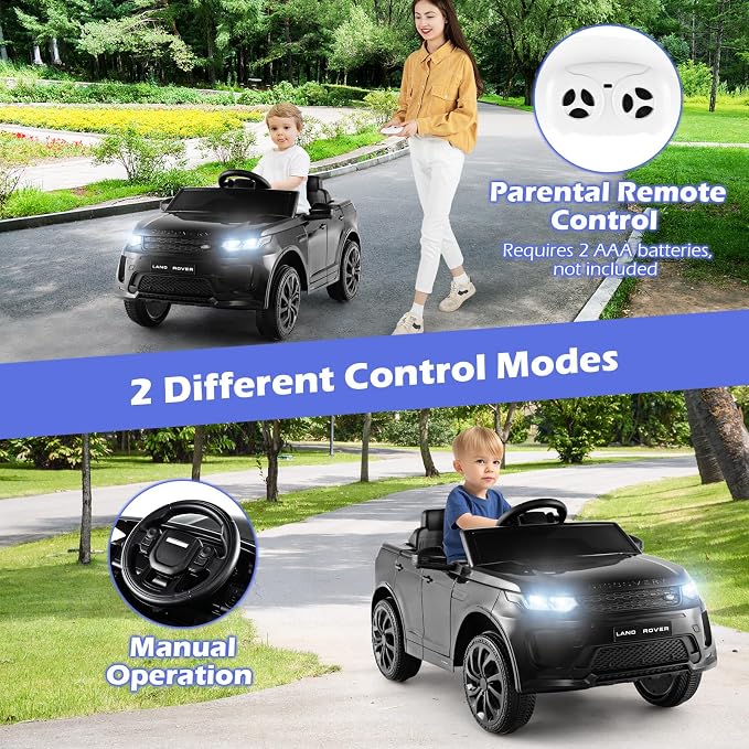 Costzon 12V Kids Ride On Car, Licensed Land Rover Electric Vehicle w/Remote - Image 3