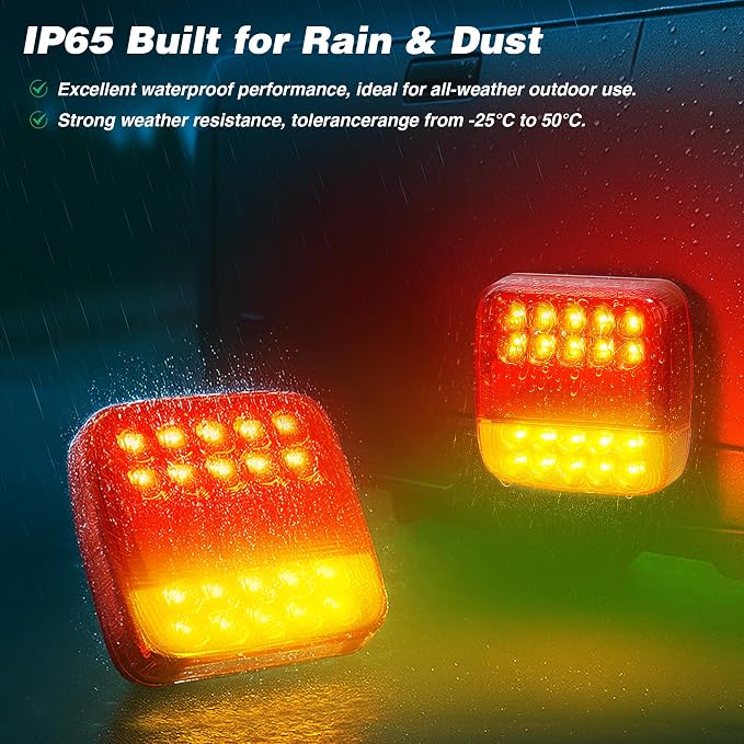 Wireless Magnetic Trailer Lights – Rechargeable LED Trailer Light Kit - Image 3