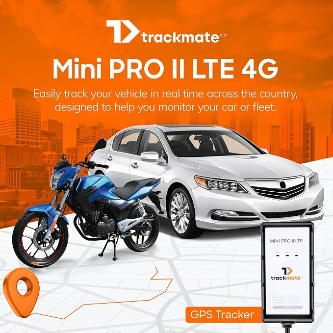Mini PRO II LTE 4G GPS Tracker for Vehicles, Motorcycles, w/Remote Killswitch - Image 2