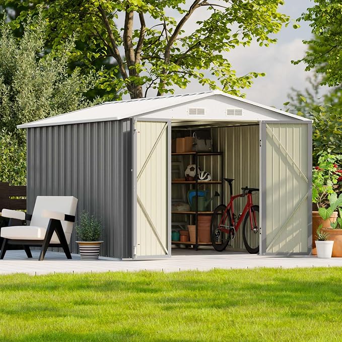 Patiowell 8x10 FT Outdoor Storage Shed - Image 3