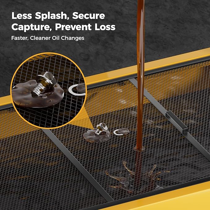 25 Gal Electric Oil Drain Pan, 110V High-Flow Pump, 9.8 FT Hose, 200 W Motor - Image 5