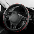 PIC AUTO Steering Wheel Cover, Sports Carbon Fiber and Super Breathable Leather by PICAUTO