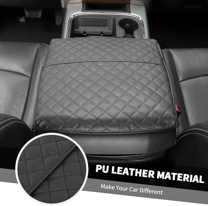 Jimen for Ram Armrest Cover, Car Center Console Cushion Pad Compatible - Image 4