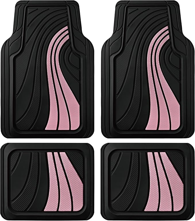 Road Comforts Car Floor Mats Full Set – Front & Rear Car Floor Mats by RoadComforts