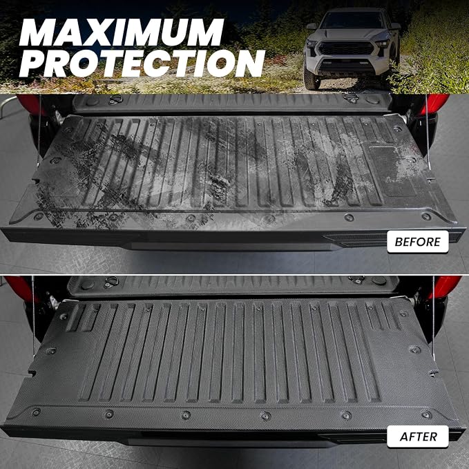 LASFIT Tailgate Mat for Toyota Tacoma 2024 2025, All Weather Truck Tailgate - Image 5