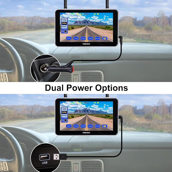 Haloview Byte Tango BT7 Solar Wireless 1080P Solar Powered Backup Camera - Image 3