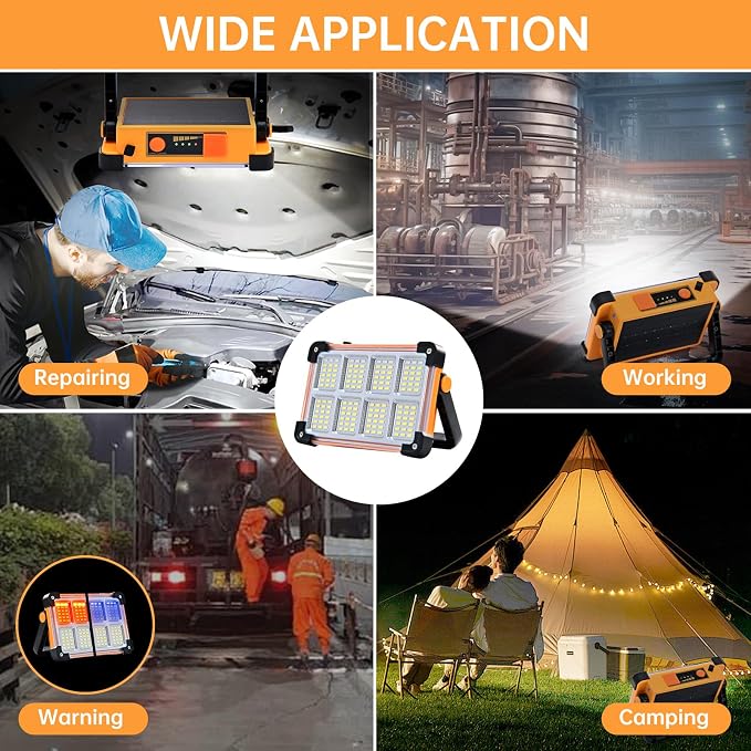 Rechargeable Solar Work Light Portable - Image 7