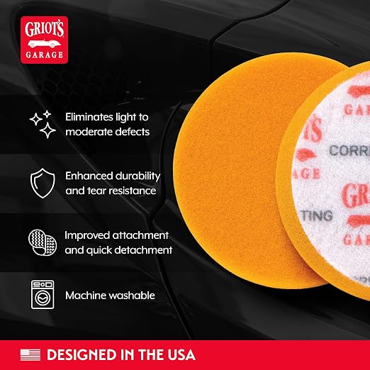 Griot's Garage Orange Foam Correcting Pads - Image 3