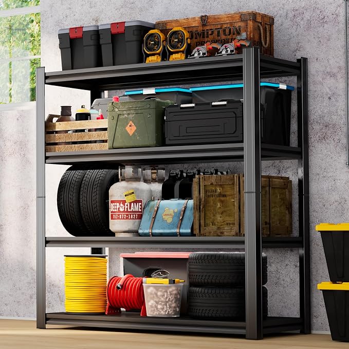55''H Garage Shelving Heavy Duty Garage Storage Shelves, 2400LBS Capacity - Image 2