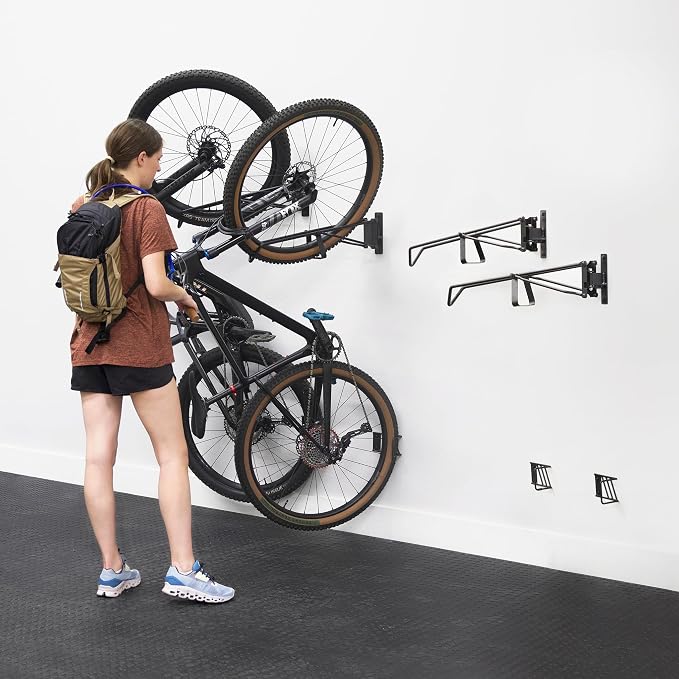 StoreYourBoard SwivelStow Mountain Bike Storage Rack 4 Pack – Heavy Duty Bike - Image 7