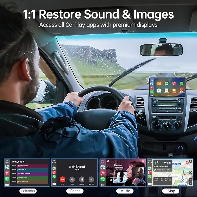 Wireless CarPlay Adapter, Converts Wired to Wireless CarPlay Dongle - Image 5