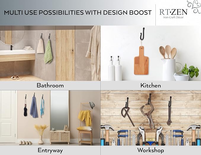 RTZEN Wall Mount Hook Set - Image 3