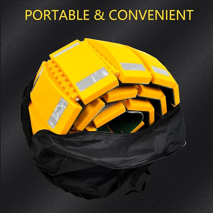 10ft Portable Speed Bump Plastic Humps - Image 2