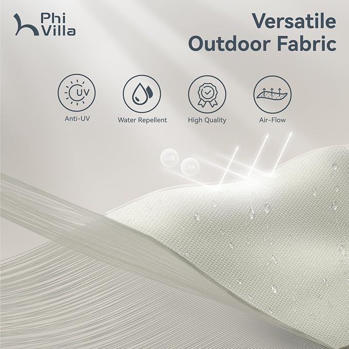 PHI VILLA 15ft Large Patio Umbrellas - Image 6