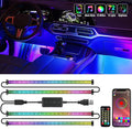Nilight 72 LED USB Interior Strip Lights Dream Color RGB-IC 12V DC by Nilight