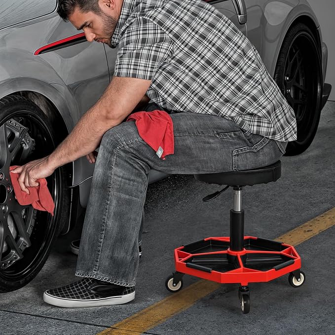 Magshion Adjustable Mechanics Stool - Image 9