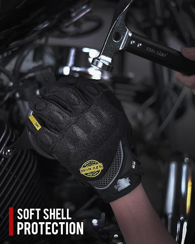 BORLENI Motorcycle Riding Gloves Touch Screen Full Finger Glove Motocross Road - Image 7