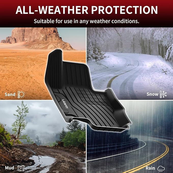 LASFIT Floor Mats for Mercedes Benz GLE SUV 2020-2026 350/450 / 450e / 580/53 - Image 7
