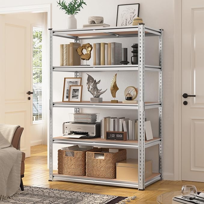 REIBII 2020LBS Garage Shelving Heavy Duty 5-Tier Storage Shelves Adjustable - Image 5