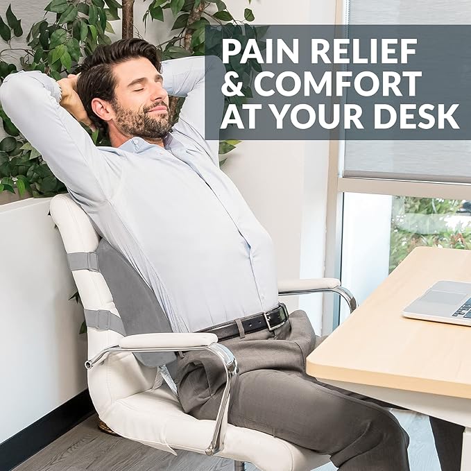 ComfiLife Lumbar Support Back Pillow Office Chair and Car Seat Cushion - Image 3
