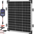 Solar Panel Kit 50W 12V with MPPT Controller, Solar Battery Trickle Charger by Voltset
