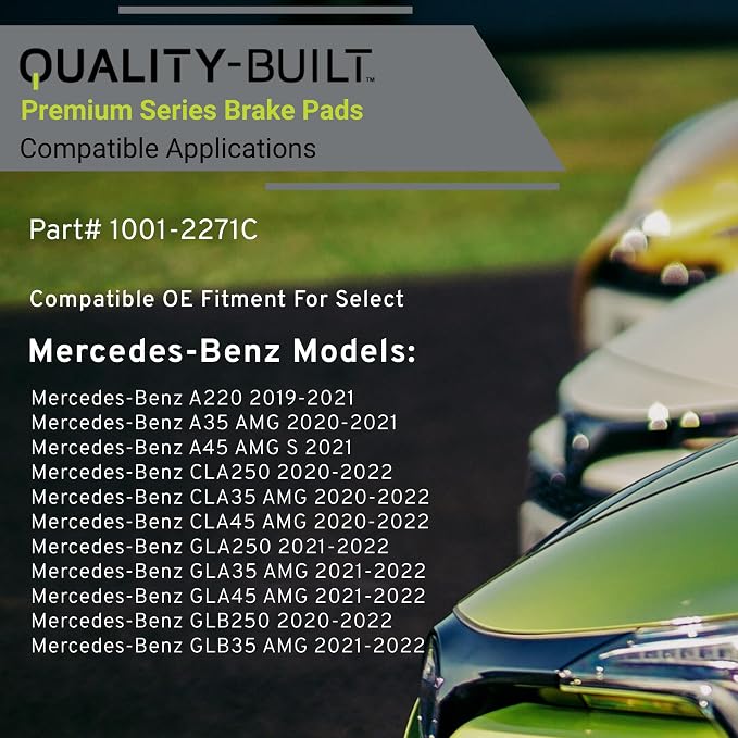 Premium Ceramic Rear Brake Pads Compatible - Image 3