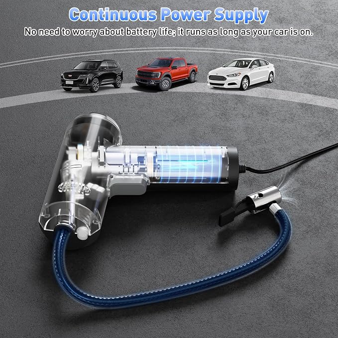 Tire Inflator – High-Power 12V Car Air Pump - Image 3