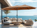 PHI VILLA 15ft Large Patio Umbrellas by PHIVILLAThepioneerofcomfortablehouseholdsupplies
