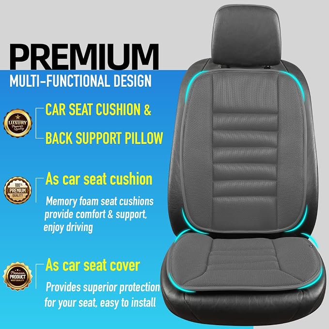 Memory Foam Car Seat Cushion - Image 2