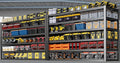 67" W Garage Shelving Heavy Duty, Adjustable 6 Tier Metal Shelves, Commercial by PMKES