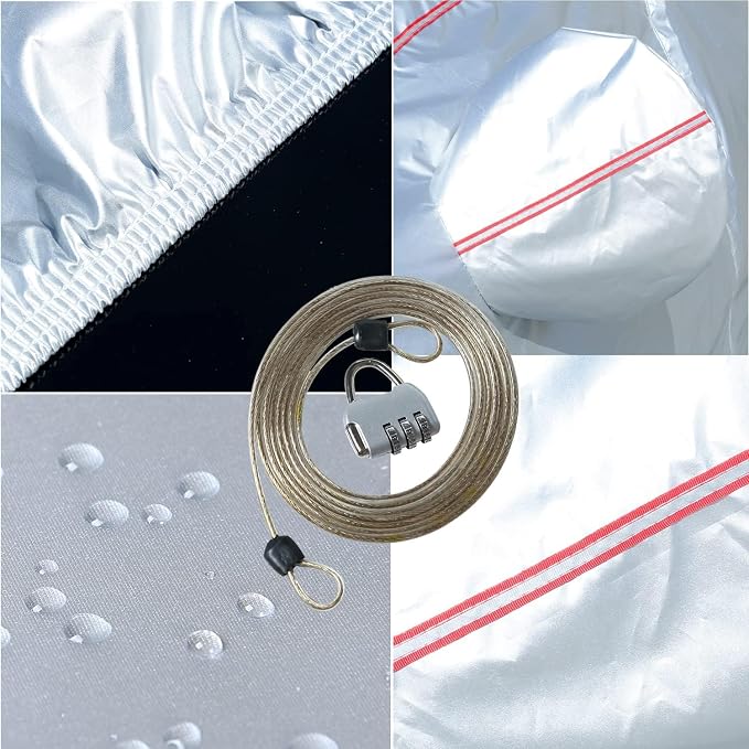 Tecoom Car Cover Waterproof All Weather Fit - Image 4