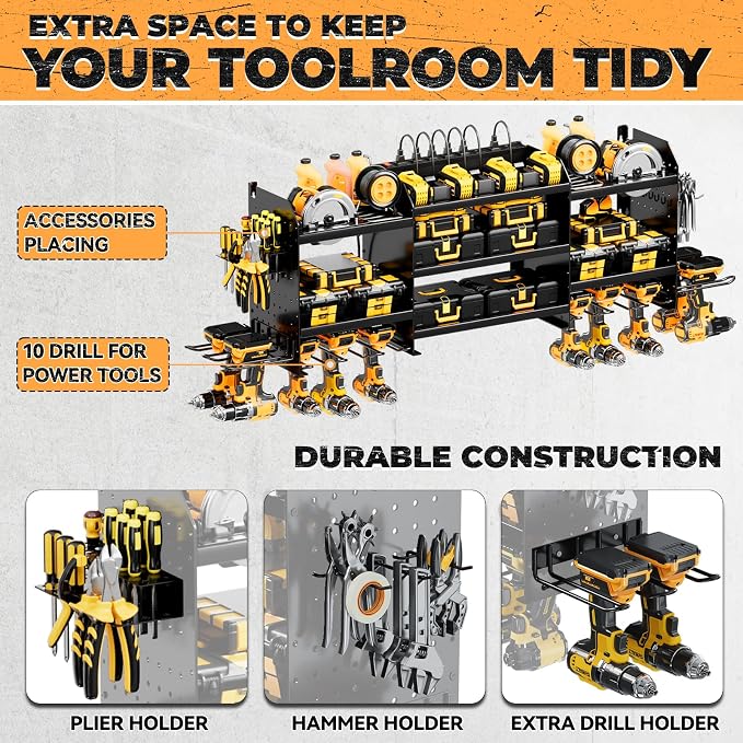 Upgrade Large Power Tool Organizer Wall Mount - Image 3