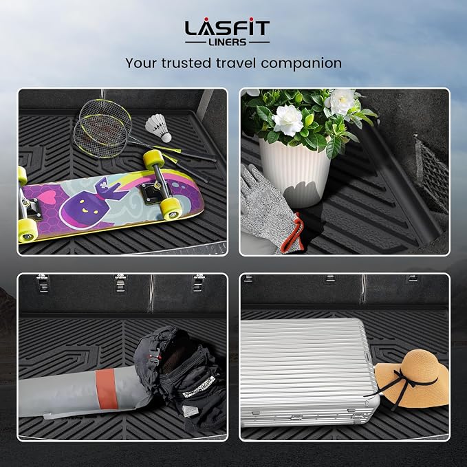 LASFIT Trunk Mat for Lincoln Corsair 2025 2024 2023 2022 2021 2020, All Weather - Image 8