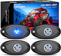 Nilight LED Rock Light 4PCS Underglow Wheel Well Pods Waterproof Exterior by Nilight