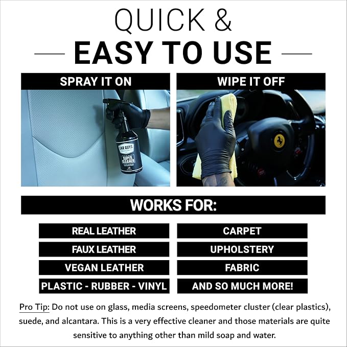 CAR GUYS Super Cleaner 1 Gallon Refill | Effective Car Interior Cleaner | - Image 3