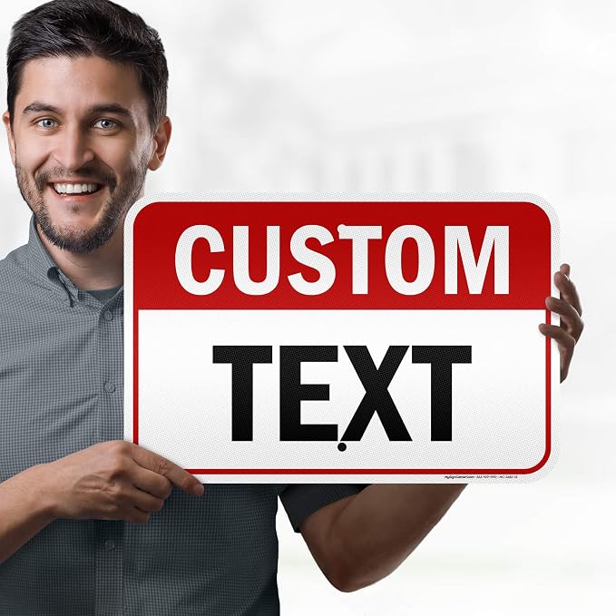 Custom Sign, Custom Sign for Business, Indoor/Outdoor use. 12x18 Inches - Image 2