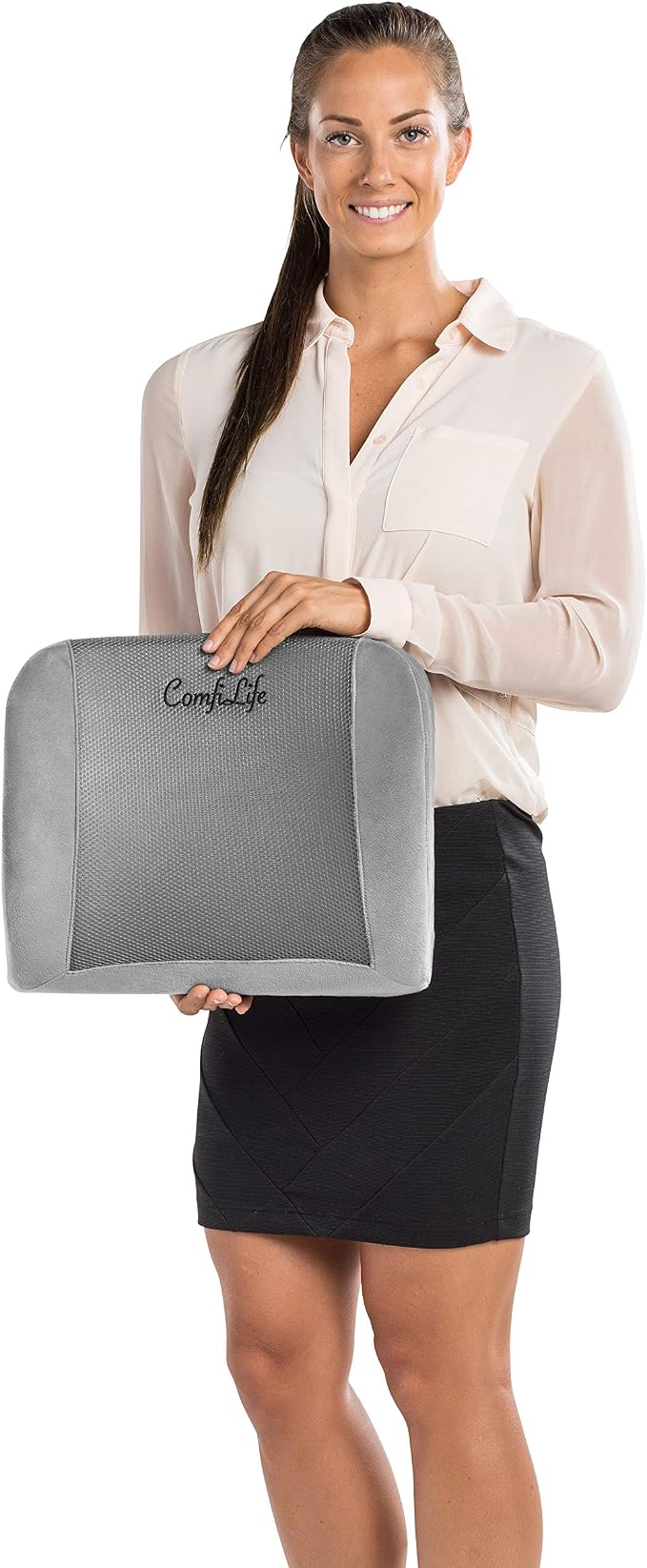 ComfiLife Lumbar Support Back Pillow Office Chair and Car Seat Cushion - Image 7