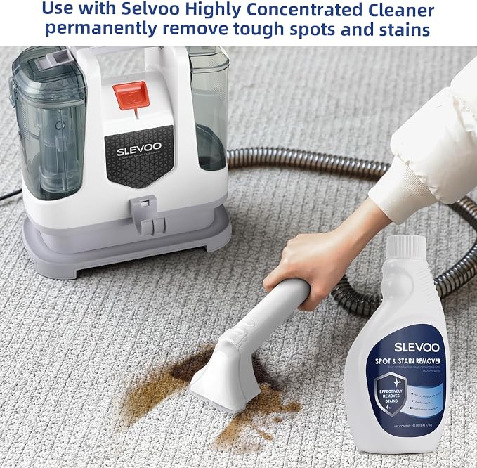 Carpet Cleaner Machine 10.5Kpa Strong Suction, 400W Powerful Motor, Portable - Image 2