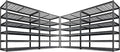 REIBII 3500LBS Garage Shelving, Adjustable Storage Shelves Heavy Duty, 6 Tier by REIBII