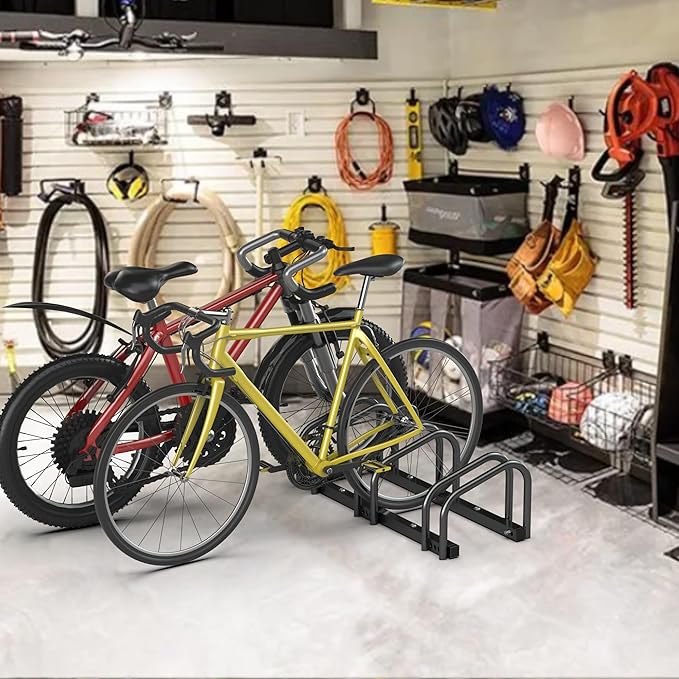 Ultrawall Bike Storage Rack for Garage, 3 Bikes Floor Bike Stand, Bicycle - Image 7