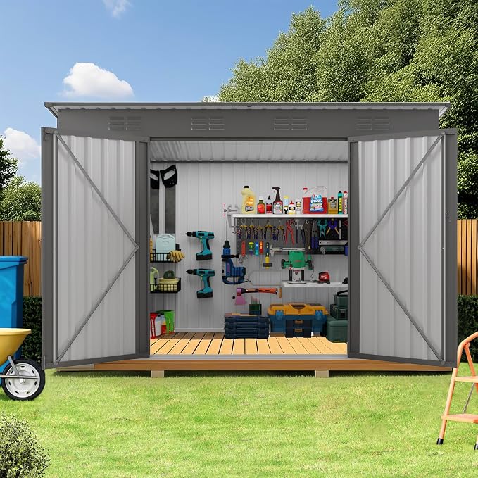 ARMSET Outdoor Storage Shed 4x9 FT - Image 7
