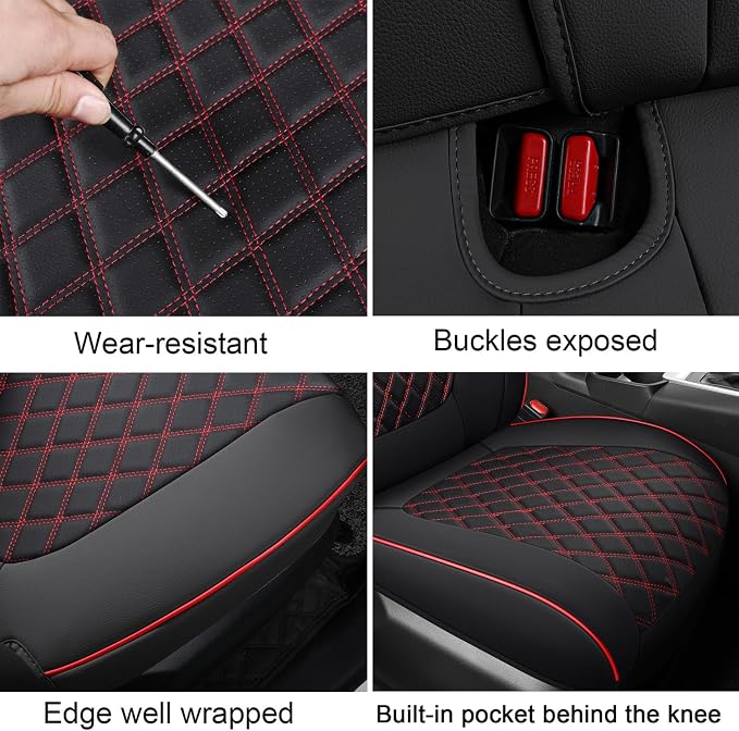 MIROZO Car Seat Covers for Toyota Rav4, Waterproof Rav4 Seat Covers Compatible - Image 8