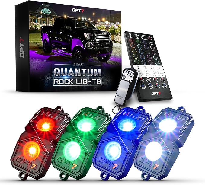 OPT7 Quantum RGBW LED Rock Lights by OPT7