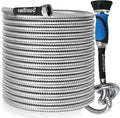 Metal Garden Hose 30 Ft Flexible Stainless Steel Water Hose 25 Ft 50 Ft by Sunifier