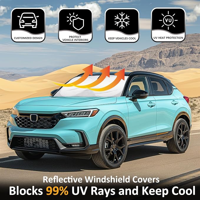 Sunshade for Honda CRV 2017-2022 Sun Shade Fit HR-V CR-V LX EX EX-L, Sport - Image 2