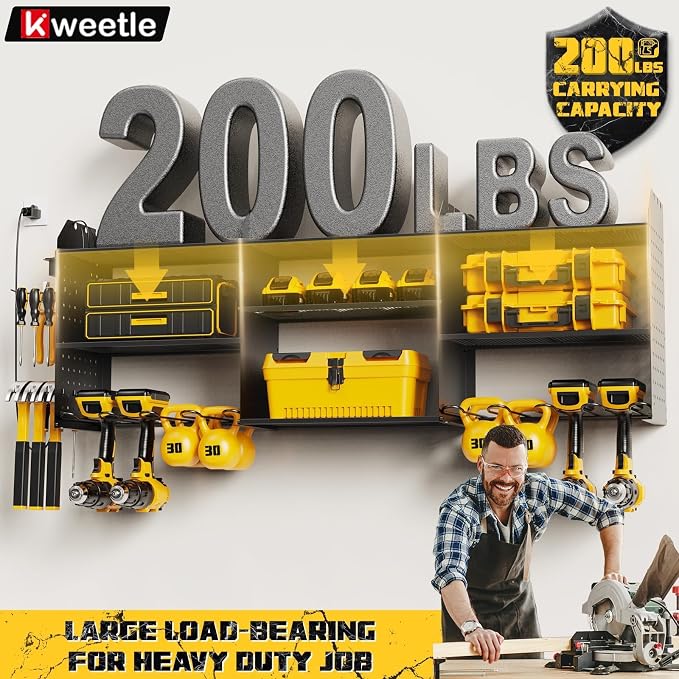45" Power Tool Organizer Wall Mount - Image 4