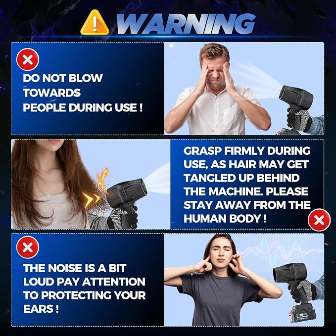 Saker Cordless Leaf Blower Portable Dust Cleaner Handheld Blower 180000 RPM - Image 7