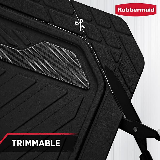 Rubbermaid Car Floor Mat, Heavy Duty All-Weather Car Mats Full Set - Image 7