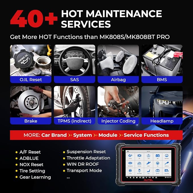 Autel MaxiPRO MP900-BT KIT Scanner: 40+ Service, 3K Bidirectional Tests - Image 5